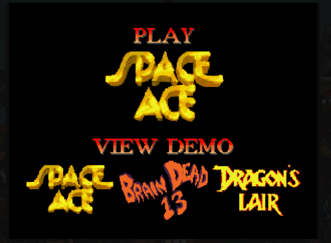 Space Ace (USA) : SEGA CD Play Online in your browser