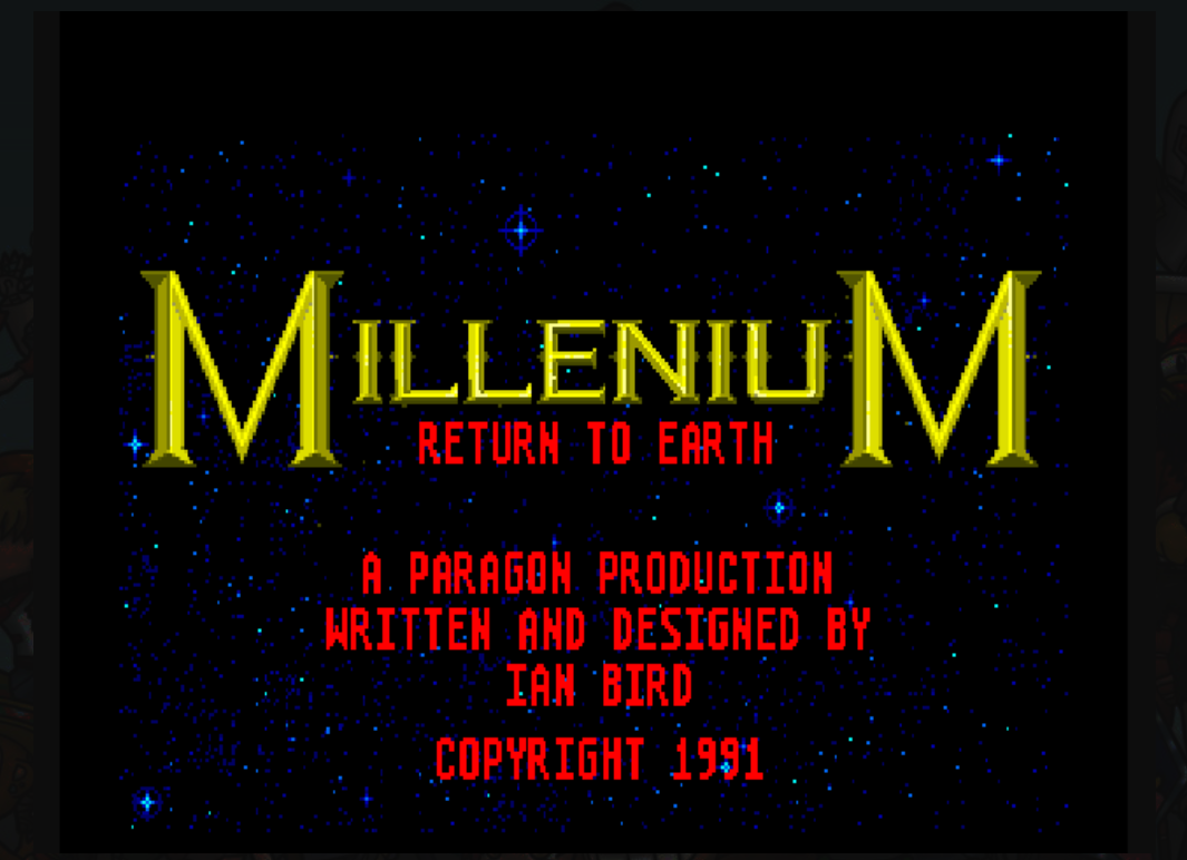 Millenium v1.4 NTSC : Amiga Play Online in your browser