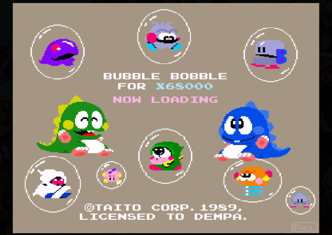 Bubble Bobble (1989) : Sharp X68000 Play Online in your browser