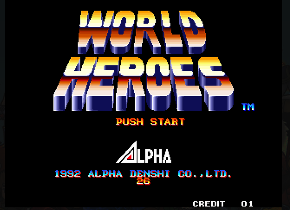 World Heros : NEO-GEO Play Online in your browser