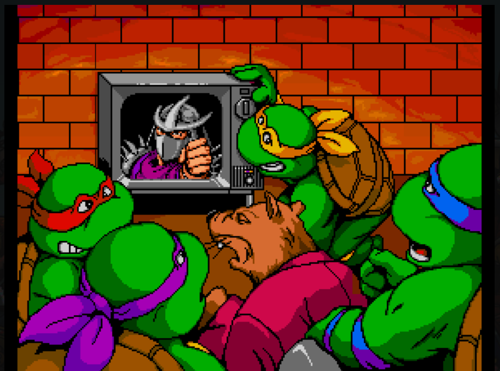 Teenage Mutant Ninja Turtles – Turtles in Time (2 Players ver UDA) : MAME-243 Play Online in your browser