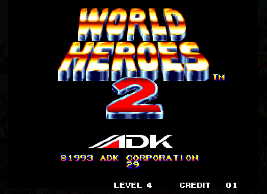 World Heroes 2 : NEO-GEO Play Online in your browser