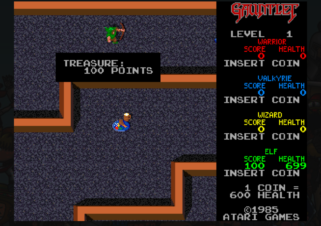 Gauntlet (rev 1) : MAME Play Online in your browser