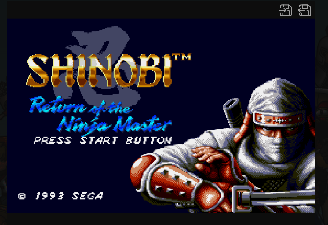 Shinobi III – Return of the Ninja Master (Europe) : Sega MegaDrive (Genesis) Play Online in your browser