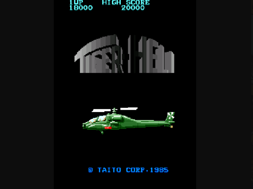 Tiger Heli (Bootleg Set 1) : MAME-2003 Play Online in your browser (CLONE)