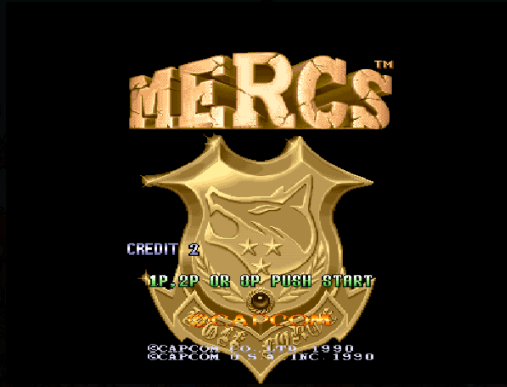 Mercs (US 900302) : CAPCOM GS1 Play Online in your browser