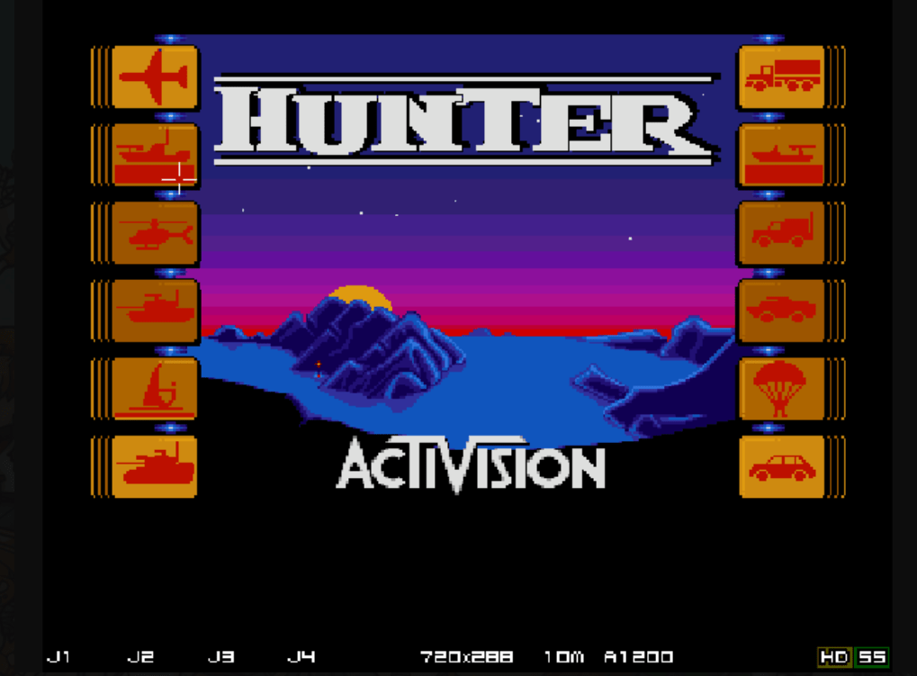 Hunter v2.0c : Amiga Play Online in your browser