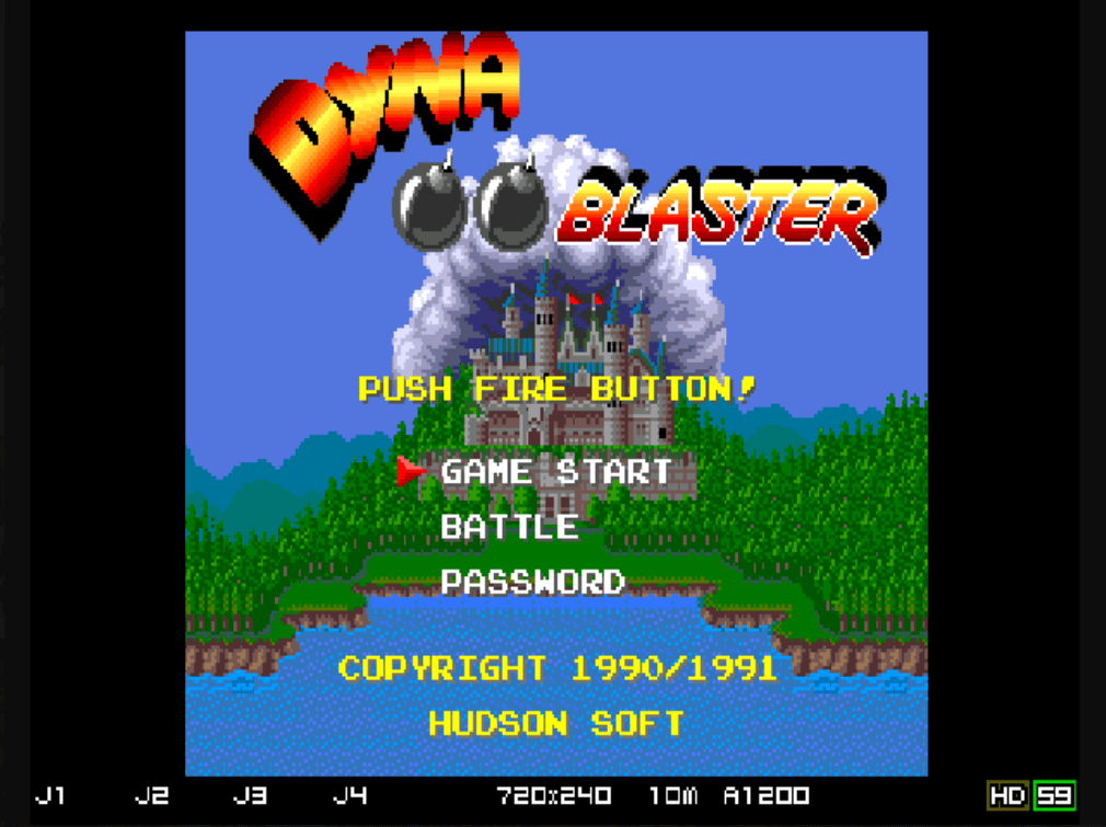 Dyna Blaster v1.7 : Amiga Play Online in your browser
